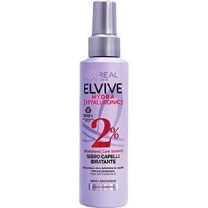 L'Oreal Paris L'Oréal Paris Elvive Siero Spray per Capelli Hydra Hyaluronic, Con 2% di Hyaluronic Care System, Senza Risciacquo, 150 ml