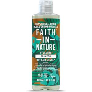 Faith In Nature Shampoo Biologico al Cocco, Idratante per Capelli e Cuoio Capelluto Secchi, Vegano e Cruelty Free, Senza SLS, Siliconi o Parabeni, 400 ml