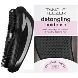 Tangle Teezer Original Detangling Hairbrush - Spazzola districante per capelli bagnati e asciutti a doppie setole per rimuovere nodi e riduce la rottura dei capelli - Pantera Nera