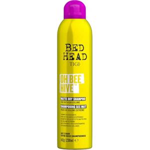 TIGI Bed Head by TIGI Oh Bee Hive Dry Shampoo, shampoo secco volumizzante per capelli grassi con finish opaco per capelli fini, 238 ml