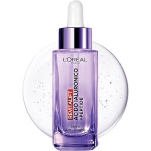 L'Oreal Paris L'Oréal Paris Siero Viso Anti-Rughe, Per Tutti i Tipi di Pelle, Azione Rimpolpante e Idratante, Pelle Soda e Levigata, Arricchito con Formula Concentrata con HA e PDRN, Revitalift Filler, 30 ml
