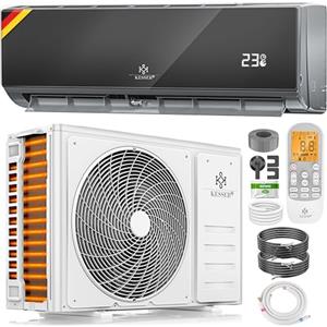 Kesser® Climatizzatore Split - condizionatore d'Aria con Funzione WiFi/App - Raffreddamento A++/ Riscaldamento A+, refrigerante R32, Telecomando e Funzione Timer, Split 9000 BTU/h / 2600 Watt