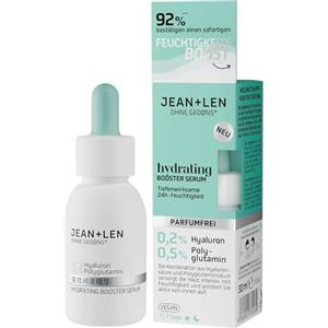 Jean & Len Hydrating Booster Serum, ideale per ogni tipo di pelle, idratazione intensa 24h, siero viso leggero e senza profumo, vegano, 30 ml