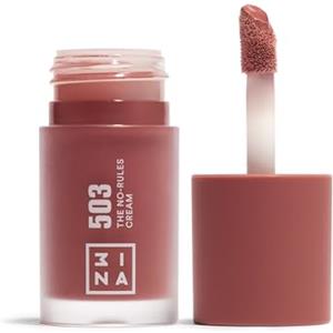 3INA MAKEUP - The No-Rules Cream 503 - Blush Liquido Rosa Nude - Blush in Crema con Olio di Mandorle - Blush per Occhi Labbra e Guance - Blush dalla Finitura naturale - Vegan - Cruelty Free