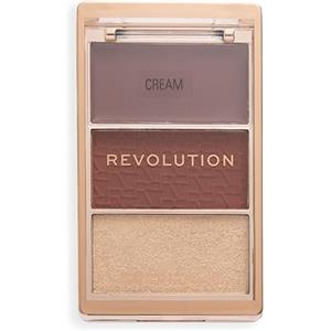 Revolution Beauty London Revolution Blush Icon, Blush Altamente Pigmentato, Formula Modulabile, Arricchito con Acido Ialuronico per una Pelle Idratata e Luminosa, Teddy Nude, 10g