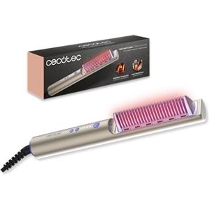 Cecotec Spazzola Lisciante con Infrarossi InstantCare Lisse iSphere. Infrarossi e Ioni, 3 Temperature 140-200°C, Memoria, Indicatori Led, Riscaldamento Rapido, Auto Spegnimento, Liscio Brillante