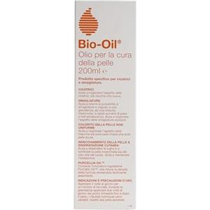 Bio-Oil Olio Dermatologico 200 ml - Trattamento per Cicatrici, Smagliature e Pelle Disidratata, Delicato e Ipoallergenico