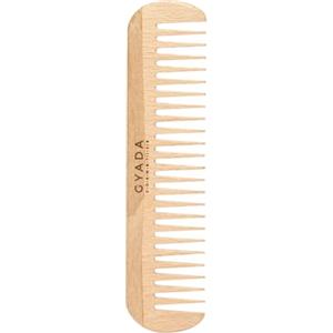 Gyada Cosmetics, Pettine Radone, Ideale per Districare Tutti i Tipi di Capelli, Antistatico, non Spezza e non Elettrizza i Capelli, in Legno di Faggio