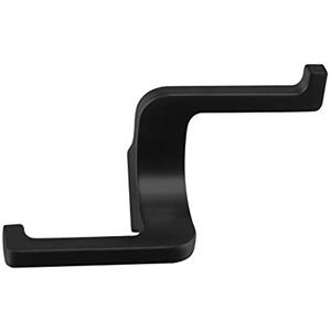 SOTECH Gancio doppio BILL nero opaco 107,5 x 64,5 x 38,5 mm con montaggio nascosto Appendiabiti della collezione BlackLine