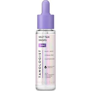 Tanologist Gocce autoabbronzanti scure (30 ml) Aggiungi gocce autoabbronzanti alla cura della pelle per pelli sensibili Ingredienti puliti e vegani approvati dai dermatologi