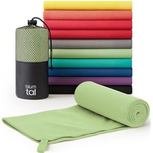 Blumtal asciugamano microfibra 120x60 cm - asciugamano palestra microfibra asciugatura rapida - asciugamano palestra donna - asciugamani microfibra da viaggio - verde