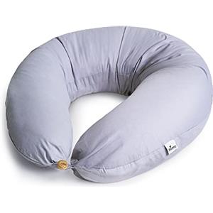 Niimo Cuscino Allattamento e Gravidanza XXL - Cuscino Gravidanza per Dormire con Federa 100% Cotone, Ciambella Allattamento Neonato