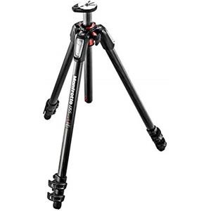 Manfrotto Treppiede 055XPRO a 3 Sezioni in Fibra di Carbonio, Treppiede Fotocamera, Accessori Fotografia, Treppiede da Viaggio per Creazione Contenuti, Fotografia Professionale