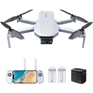 Potensic ATOM 4K GPS Drone Pieghevole con Gimbal a 3 Assi, ＜249 g, 6KM Trasmissione, 12MP Foto, 64 Minuti di Volo con 2 Batterie, QuickShots, Seguito Visivo, C0