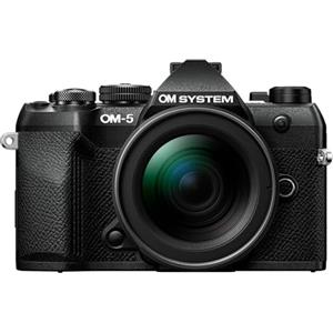 OM SYSTEM OM-5 Mark II Fotocamera Micro Quattro Terzi con obiettivo M.Zuiko Digital ED 12-45mm PRO, sensore Live MOS da 20 MP, stabilizzazione su 5 assi, IP53, scatto HighRes a mano libera da 50 MP
