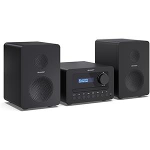 Sharp TOKYO DAB+ HI-FI Micro System Heim-Audio-Mikrosystem 40 W Schwarz (XL-B520DBK)