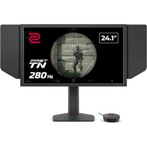 BenQ Monitor gaming e-sport ZOWIE XL2540X+ 24.1", 280 Hz, Full HD, nuovo pannello Fast TN, XL Setting to Share, regolazione in altezza con struttura solida, S Switch e calotta protettiva.