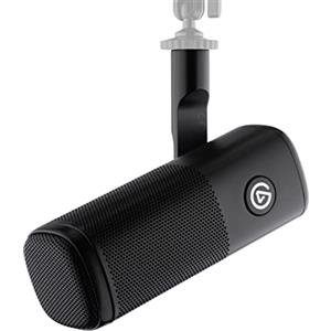Elgato Wave DX - Microfono XLR dinamico, schema cardioide, riduzione rumore, ottimizzato per la voce per podcast, streaming, trasmissioni, non richiede amplificatori, per tutte le interfacce, Mac, PC