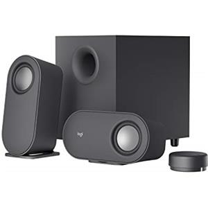 Logitech Z407 Altoparlanti Bluetooth per computer con subwoofer e controllo wireless, audio avvolgente, audio premium con ingressi multipli, altoparlanti USB - Nero