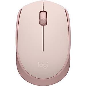 Logitech M171 Mouse Wireless per PC, Mac, Laptop, 2,4 GHz con Mini Ricevitore USB, Tracciamento Ottico, Durata della Batteria di 12 mesi, Ambidestro - Rosa