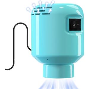 Kissleaf Portatile Pompa Elettrica pour Sacchetti Sottovuoto Vestiti,55W Powerful Voyage Sac à Vide Pompetta à Air Electrique pour Sacs à Vide Vêtements/Couvertures/Duvets