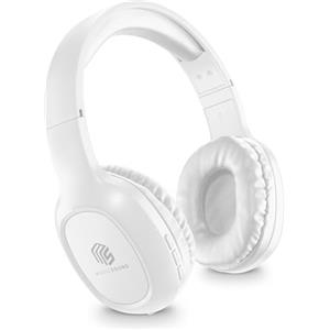 Music Sound | HEADBAND Bluetooth Basic | Cuffie on Ear Bluetooth con Archetto Estendibile - PlayTime 14h - Colore Bianco, One Size