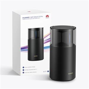 HUAWEI WiFi Mesh Router X1 Pro, Wi-Fi 7 Dual-band a 3,6 Gbps, Antenna Cross-Floor Mesh, 4 Porte 2,5 GE, Design Estetico della Casa, Controllo Parentale, 30 Mesi di Garanzia, Giochi, Esclusiva Amazon