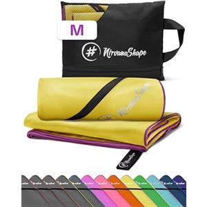 NirvanaShape Asciugamano in microfibra, asciugamani in microfibra da bagno, da viaggio, da spiaggia e per lo sport (palestra, spiaggia), M 120 x 60 cm