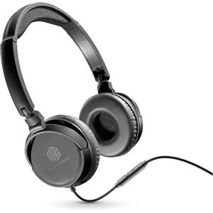 Music Sound | HEADBAND filo Basic | Cuffie on ear pieghevoli con filo e microfono - Jack 3.5 mm - Colore Nero, One Size