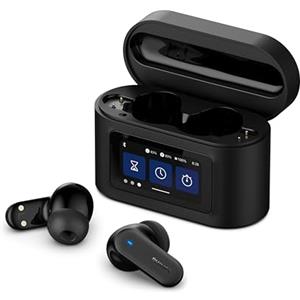 Philips TAT6100BK Auricolari True Wireless con Custodia di Ricarica Intelligente - Cancellazione del rumore, 4 microfoni, bassi dinamici, 28 ore di autonomia, Bluetooth 5.4, IPX5, comandi touch - Nero