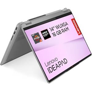Lenovo IdeaPad Flex 5 Notebook Display 14" Touch IPS (1920x1200) IPS, AMD Ryzen 5 7430U, RAM 16GB, 512GB SSD, Digital Pen inclusa, Windows 11 Home, Tastiera italiana QWERTY, Arctic Grey