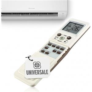 TEMPO DI SALDI Telecomando Universale Condizionatore multifunzione compatibile con oltre 1000 modelli, Telecomando Aria Condizionata Universale con display LCD, facile da Programmare