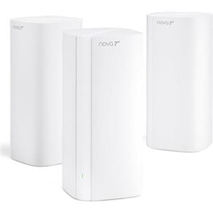 Tenda ME6 Pro Sistema Mesh WiFi 7 - BE5100 Dual Band (2.4GHz: 688Mbps, 5GHz: 4323Mbps), Ampia Copertura, 1×2.5G e 2×1G Porte Gigabit, Easy Mesh, Roaming Senza Interruzioni, VPN, NFC, Confezione da 3