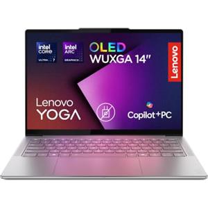 Lenovo Yoga Slim 7i Aura Edition Copilot+ PC Notebook 14'' OLED, Intel Core Ultra 5 226V, 16GB RAM, 512GB SSD, WiFi 7, Laptop in alluminio per Lavoro, Studio e Creatività - Caricatore non incluso