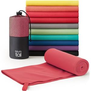 Blumtal asciugamano microfibra 120x60 cm - asciugamano palestra microfibra asciugatura rapida - asciugamano da palestra uomo - asciugamani microfibra da viaggio - rosa