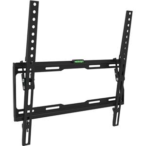 Atlantis P022-286ST Supporto TV parete inclinabile, Staffa da Parete per TV da 32" a 60", Max 35Kg, Max VESA 400x400. Inclinazione Verticale da 0° a -8°. Aggancio semplificato.