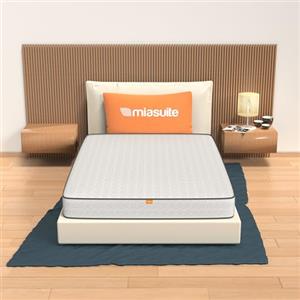 MiaSuite Materasso Memory Alla Francese 140x190, Alto 20 cm - 100% Made in Italy - Anallergico, Antibatterico, Antiacaro - Ortopedico, Dispositivo Medico | Primavera H20