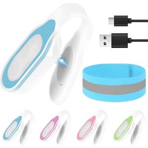Ainiv Luce Notturna per Infermieri Torcia, LED Torcia Elettrica per Abbigliamento, 3 Modalità Torcia Frontale LED Ricaricabile USB, Mini Luce Notturna a Corsa Pulsante Clip in Silicone, Blu