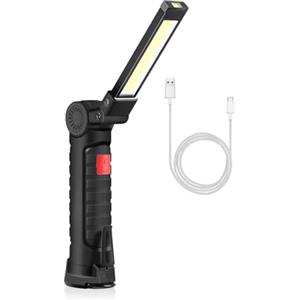 tempo di saldi Mini Torcia Led Elettrica Ricaricabile USB Ideale Per Lavori Con Base Magnetica