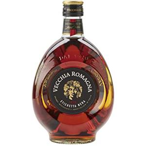 Vecchia Romagna Etichetta Nera 70cl - Brandy con doppio invecchiamento, gusto elegante e deciso. 38% vol.