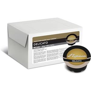 Gimoka miscela Espresso Delicato intensità 10/13-70 Capsule - Compatibili con le macchine Lavazza A Modo Mio