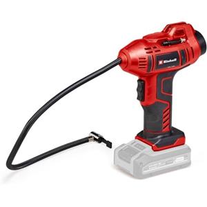 Einhell Compressore per auto a batteria CE-CC 18 Li-Solo Power X-Change (ioni di litio, 18 V, max. 11 bar, tubo aria compressa da 60 cm, spegnimento automatico, senza batteria e senza caricabatteria)
