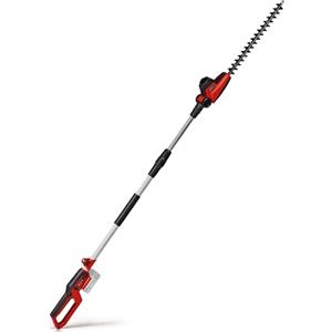 Einhell 3410585 Tagliasiepi Telescopico 18 V, Impugnatura Girevole, Testina Motorizzata A 7 Posizioni, Senza Batteria E Caricabatteria, Nero/Rosso