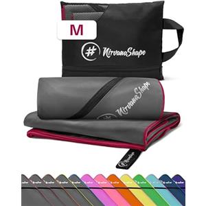 NirvanaShape Asciugamano in microfibra, asciugamani in microfibra da bagno, da viaggio, da spiaggia e per lo sport (palestra, spiaggia), M 120 x 60 cm