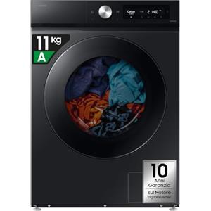 Samsung Lavasciuga Bespoke AI WD11DB7B85GBU3, 11+6 kg, Ecodosatore, Vapore Igienizzante, AI Wash, Carica Frontale, 60L x 85H x 60P cm