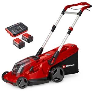 Einhell Tagliaerba a batteria Einhell RASARRO 36/42 Kit Power X-Change (36V, larghezza taglio 42 cm, fino a 725 m², Brushless, contenitore raccolta 50 l, funzione pacciamatura, incl. 2x5,2 Ah+1x Twincharger)