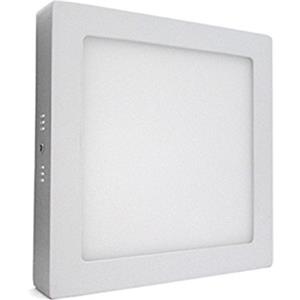 LEDLUX Plafoneria Faretto Led Da Soffitto Muro Parete Quadrata 18W Diametro 225x225mm Bianco Caldo