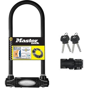 Master Lock Catena Bici U, Chiave, Supporto per il Trasporto, Certificato Antifurto, XL, 8195EURDPROCOLW, Da utilizzare con bici elettriche, da montagna, da strada, pieghevoli