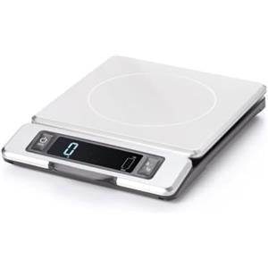 OXO Good Grips Bilancia da cucina digitale in acciaio Inox da 5 kg