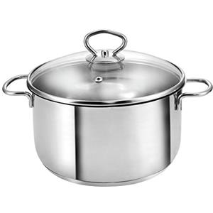 Kopf 124719 Pentola per la carne Merkur, Ø 20 cm, altezza 9,5 cm, 2,5 litri, acciaio inox